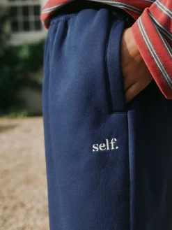 joggingbroek met wijde pijpen*self. Discount