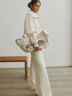 joggingbroek met wijde pijpen*self. Sale