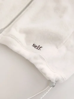 Polar fleece met volledige rits*self.