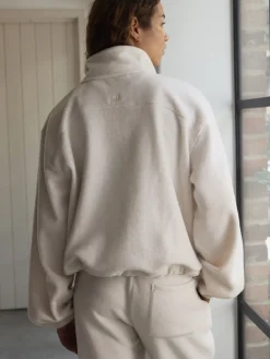 Polar fleece met volledige rits*self.