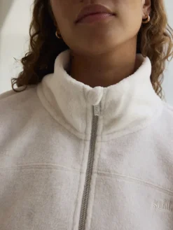 Polar fleece met volledige rits*self.