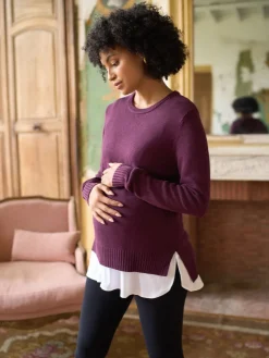 Cotton Blend Maternity & Nursing Jumper & Shirt*Seraphine Hot