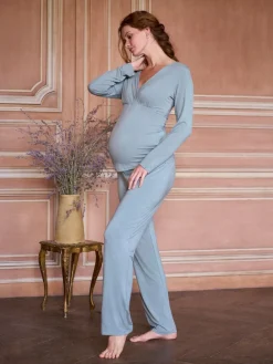 Maternity & Nursing Super Soft Bamboo Jersey Pyjamas 2 Piece Set*Seraphine Sale