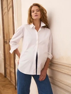 Maternity & Nursing Classic Shirt*Seraphine Hot