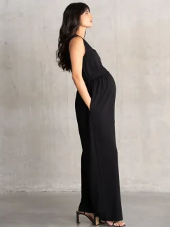 Maternity Black Jumpsuit*Seraphine Clearance