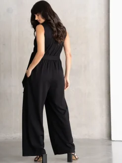 Maternity Black Jumpsuit*Seraphine Clearance