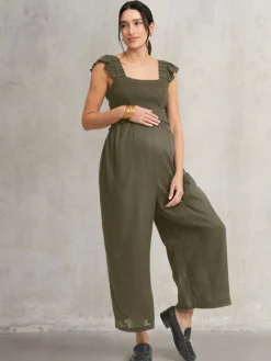 Maternity Green Jumpsuit*Seraphine New