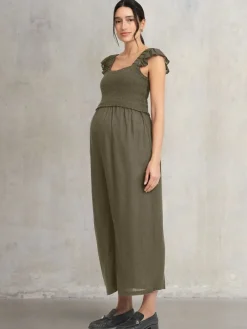 Maternity Green Jumpsuit*Seraphine New