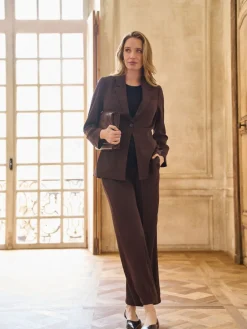 Maternity Overbump Fluid Wide Leg Trousers*Seraphine Outlet