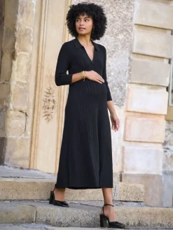 Maternity Pointelle Knit Dress*Seraphine