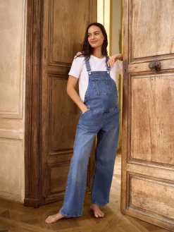 Maternity Wide Leg Dungarees*Seraphine New