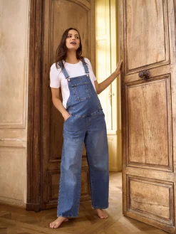 Maternity Wide Leg Dungarees*Seraphine New