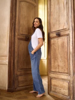 Maternity Wide Leg Dungarees*Seraphine New