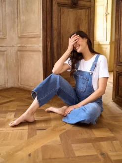 Maternity Wide Leg Dungarees*Seraphine New