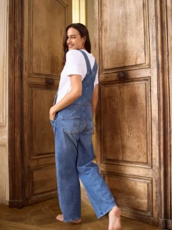 Maternity Wide Leg Dungarees*Seraphine New