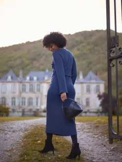 Ribbed Knitted Maternity and Nursing Midi Dress*Seraphine Hot