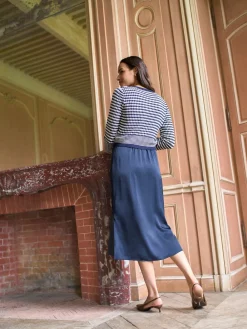 zwangerschap & gebreide topjurk voor borstvoeding*Seraphine