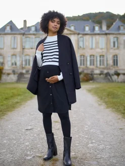 zwangerschap & gebreide topjurk voor borstvoeding*Seraphine Sale