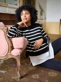 zwangerschaps- en borstvoedingstrui en overhemd*Seraphine New