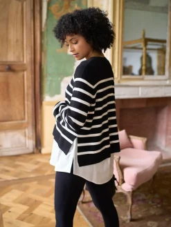 zwangerschaps- en borstvoedingstrui en overhemd*Seraphine New