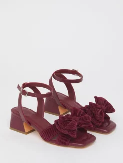 Double Bow Block Heels*Simply Be Clearance