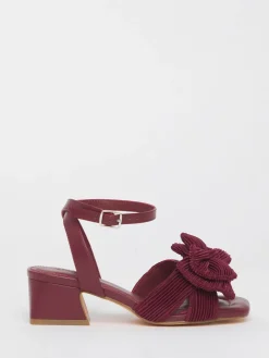 Double Bow Block Heels*Simply Be Clearance