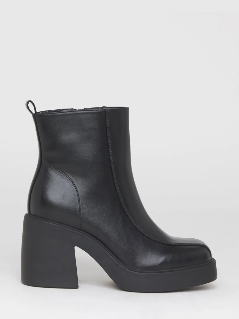 Platform Square Toe Ankle Boots*Simply Be Hot