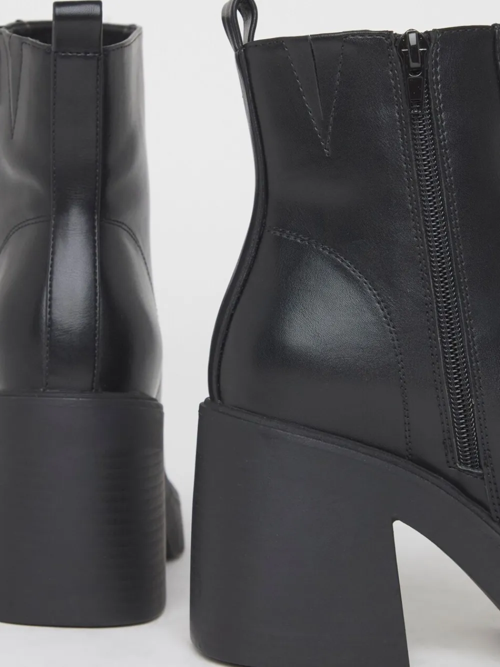 Platform Square Toe Ankle Boots*Simply Be Hot