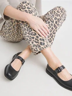 Square Toe Flat Mary Jane Shoes*Simply Be Outlet