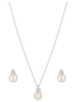 925 set met zoetwaterparels - In cadeauverpakking*Simply Silver Online