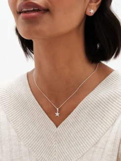 Tone 925 Cubic Zirconia Celestial Set With Gift Boxed*Simply Silver Online