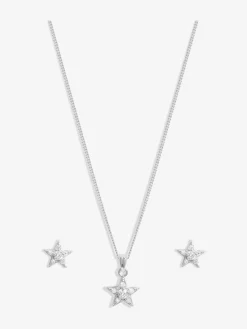 Tone 925 Cubic Zirconia Celestial Set With Gift Boxed*Simply Silver Online