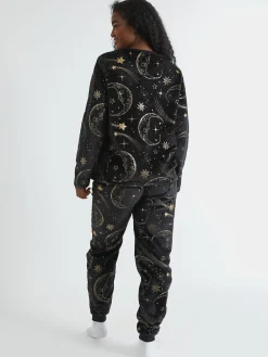 Celestial Gold Twosie Fleece Pyjamas Set*Skinnydip Hot