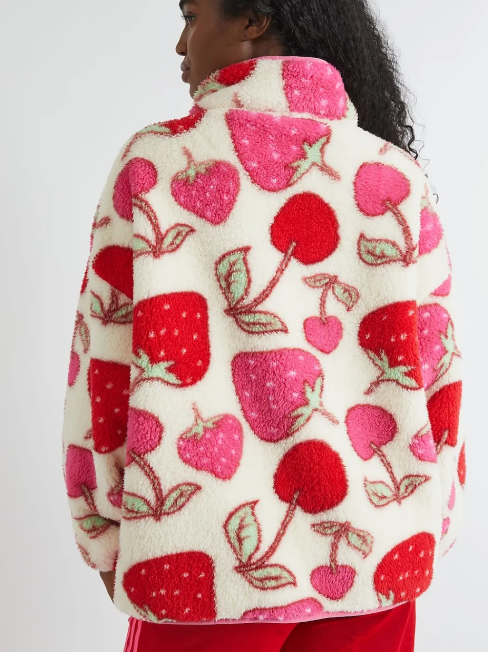 Cherry and Strawberry Longline Fleece*Skinnydip Discount