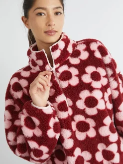 Flower Longline Fleece*Skinnydip Clearance