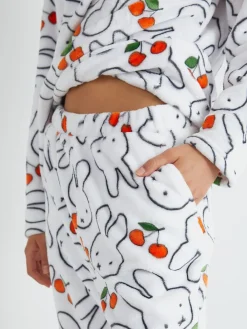 Miffy x Cherry Fleece Pyjamas Set*Skinnydip Clearance
