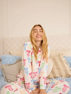 Multicolour Bow Pyjama Set*Skinnydip Sale
