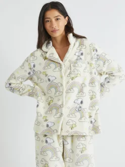 Peanuts x Snoopy Rainbow Fleece Pyjamas Set*Skinnydip