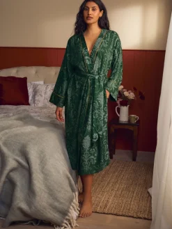 Smaragdgroen - Josette badjas*Laura Ashley Sale