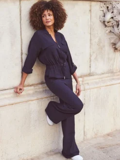 Drawstring Waist Jumpsuit*Sosandar Outlet