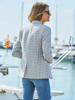 Gingham Dogtooth Blazer*Sosandar Online