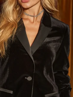 Luxe Velvet Tailored Blazer*Sosandar Best