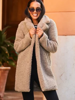 Super Cosy Borg Coat*Sosandar Clearance