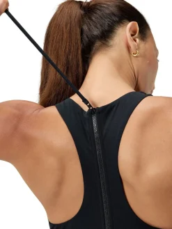 Racer-badpak met rits en ingebouwde zwembeha*Speedo Clearance