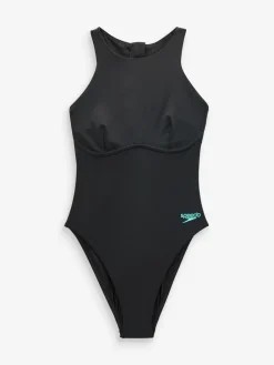 Racer-badpak met rits en ingebouwde zwembeha*Speedo Clearance