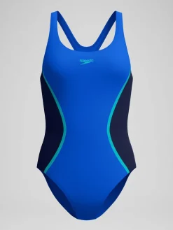 Solid Splice Medalist One Piece Swimsuit*Speedo Outlet