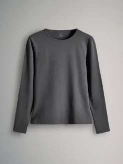 - - 7 T-shirts met lange mouwen en ronde hals*The Set Best