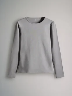 - - 7 T-shirts met lange mouwen en ronde hals*The Set Best