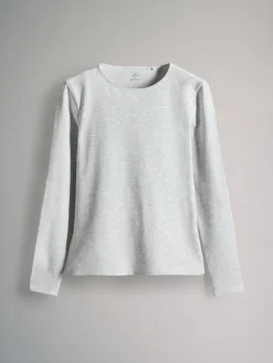 - - 7 T-shirts met lange mouwen en ronde hals*The Set Best