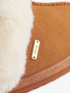 Faux Suede Mule Slippers*Superdry Discount